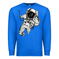 True Royal astronaut in the space Premium Sweatshirt - linhVisuals