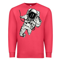 Cardinal astronaut in the space Premium Sweatshirt - linhVisuals