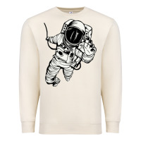 Sandshell astronaut in the space Premium Sweatshirt - linhVisuals