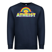 Navy atheist2 Premium Sweatshirt - linhVisuals