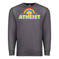 Charcoal Heather atheist2 Premium Sweatshirt - linhVisuals