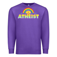 Purple atheist2 Premium Sweatshirt - linhVisuals