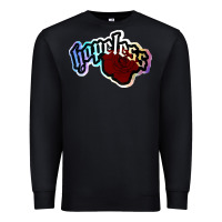 Black holographic halsey hopeless fountai Premium Sweatshirt - linhVisuals