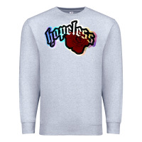 Heather Grey holographic halsey hopeless fountai Premium Sweatshirt - linhVisuals