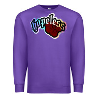 Purple holographic halsey hopeless fountai Premium Sweatshirt - linhVisuals