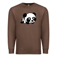Chestnut baby panda bear Premium Sweatshirt - linhVisuals