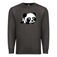 Smoke baby panda bear Premium Sweatshirt - linhVisuals