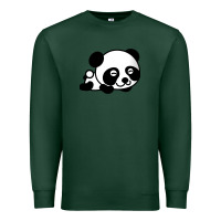 Sports Green baby panda bear Premium Sweatshirt - linhVisuals
