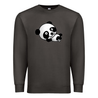 Smoke baby panda bear Premium Sweatshirt - linhVisuals