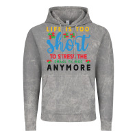 Cloud Rock life is too to stress the small things anymo Vintage Hoodie - CowhideDigitalArt