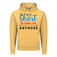 Vintage Mustard life is too to stress the small things anymo Vintage Hoodie - CowhideDigitalArt