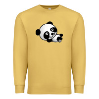 Antique Gold baby panda bear Premium Sweatshirt - linhVisuals