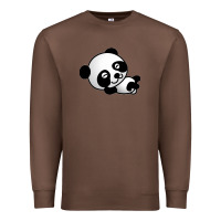 Chestnut baby panda bear Premium Sweatshirt - linhVisuals