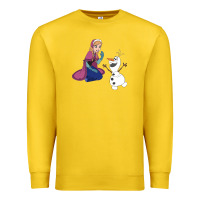 Lemon olaf and  elsa Premium Sweatshirt - linhVisuals