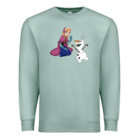 Seafoam olaf and  elsa Premium Sweatshirt - linhVisuals