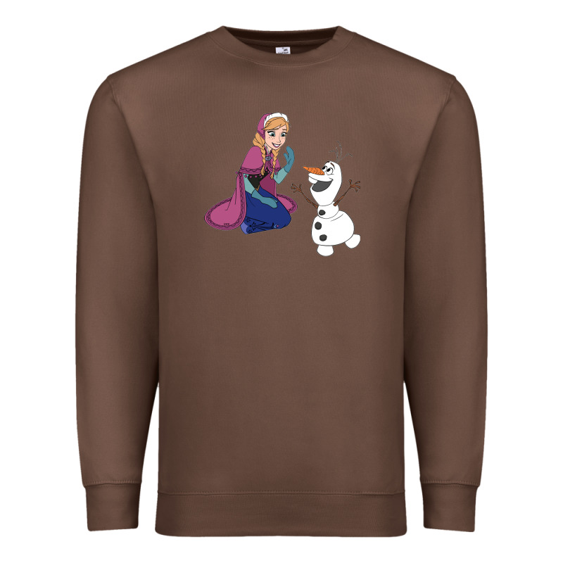 Olaf And  Elsa Premium Sweatshirt by linhVisuals | Teevron