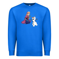 True Royal olaf and  elsa Premium Sweatshirt - linhVisuals