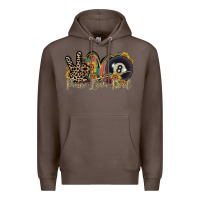 Coffee peace love pool Premium Hoodie - RacoonDesign