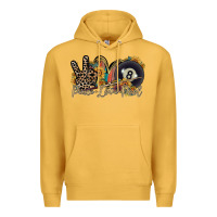 Mustard peace love pool Premium Hoodie - RacoonDesign