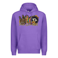 Purple peace love pool Premium Hoodie - RacoonDesign