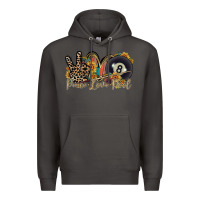 Smoke peace love pool Premium Hoodie - RacoonDesign
