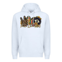 White peace love pool Premium Hoodie - RacoonDesign