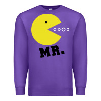 Purple Mr Pacman Premium Sweatshirt - linhVisuals