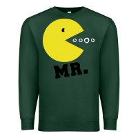 Sports Green Mr Pacman Premium Sweatshirt - linhVisuals