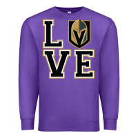 Purple the love golden knight Premium Sweatshirt - linhVisuals