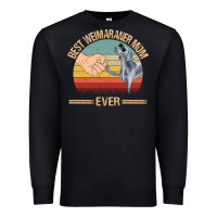 Black best weimaraner mom ever mom gift mother's day Premium Sweatshirt - linhVisuals