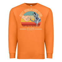 Carrot best weimaraner mom ever mom gift mother's day Premium Sweatshirt - linhVisuals
