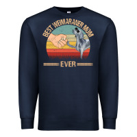 Navy best weimaraner mom ever mom gift mother's day Premium Sweatshirt - linhVisuals