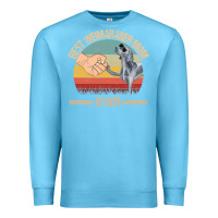 Ocean Blue best weimaraner mom ever mom gift mother's day Premium Sweatshirt - linhVisuals