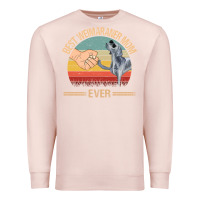 Pale Pink best weimaraner mom ever mom gift mother's day Premium Sweatshirt - linhVisuals