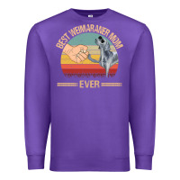 Purple best weimaraner mom ever mom gift mother's day Premium Sweatshirt - linhVisuals