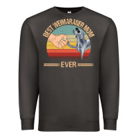 Smoke best weimaraner mom ever mom gift mother's day Premium Sweatshirt - linhVisuals