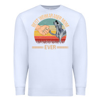 White best weimaraner mom ever mom gift mother's day Premium Sweatshirt - linhVisuals