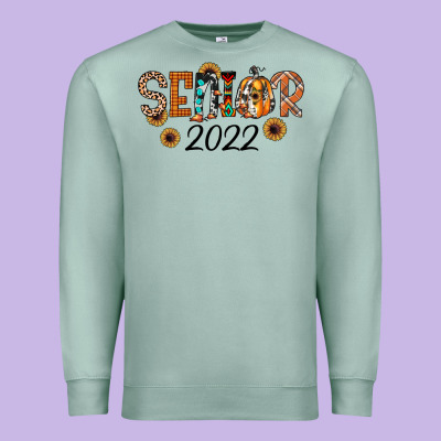 Senior 2022 Fall Premium Sweatshirt Designed By Jahusdesignshop