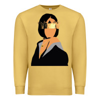 Antique Gold rihanna artwork Premium Sweatshirt - linhVisuals