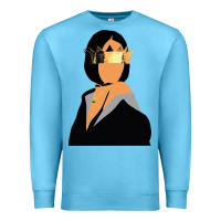 Ocean Blue rihanna artwork Premium Sweatshirt - linhVisuals