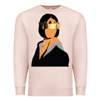 Pale Pink rihanna artwork Premium Sweatshirt - linhVisuals