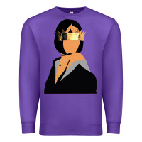 Purple rihanna artwork Premium Sweatshirt - linhVisuals