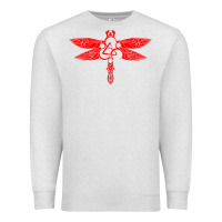 Oatmeal Heather coheed and cambria dragonfly Premium Sweatshirt - linhVisuals