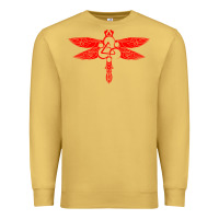 Antique Gold coheed and cambria dragonfly Premium Sweatshirt - linhVisuals