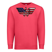 Cardinal Wonder woman american flag Premium Sweatshirt - linhVisuals