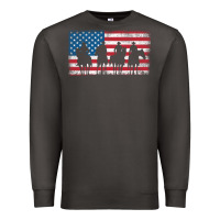 Smoke cowboy patriotic american flag 4th of july gift tee Premium Sweatshirt - linhVisuals
