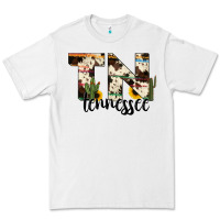 White tenesse state cowhide serape cactus Premium Tee - RanaPortraitStore