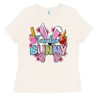 Bone Easter Teacher bunny Ladies Tee - OliviaCreatesArt