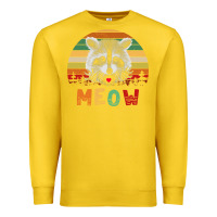 Lemon funny vintage raccoon meow raccoon lovers Premium Sweatshirt - linhVisuals