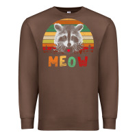 Chestnut funny vintage raccoon meow raccoon lovers Premium Sweatshirt - linhVisuals